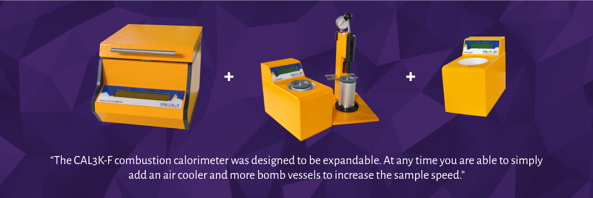 CAL3K-F Oxygen Bomb Calorimeter - Expandability - System Options | DDS Calorimeters