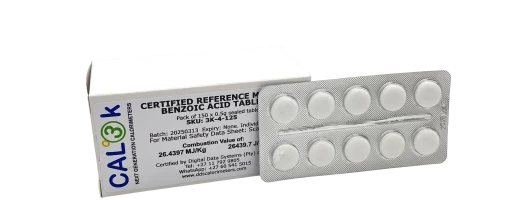 Certified Benzoic Acid Tablets 3K-4-125 for CAL3K Calorimeter Systems